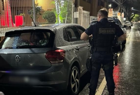 Carro Furtado Encontrado Pela Guarda Municipal Na Rua