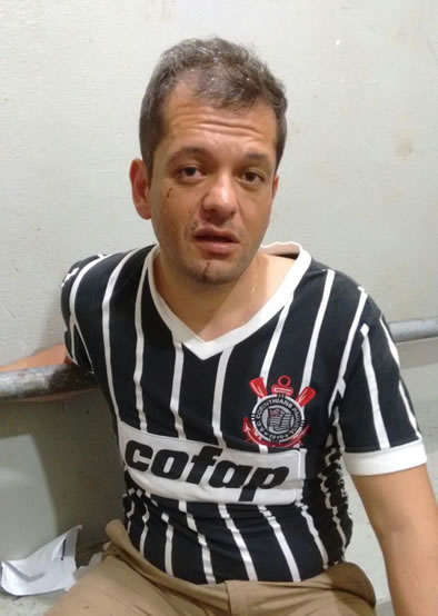 Renato Funcaro Oliveira Cares, de 34 anos, fugiu depois de atropelar e ferir gravemente um pedestre na Avenida do Estado, mas já está preso.