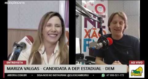 Mariza Valgas, candidata a deputada estadual pelo DEM