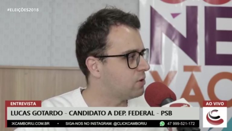 Lucas Gotardo, candidato a deputado federal pelo PSB