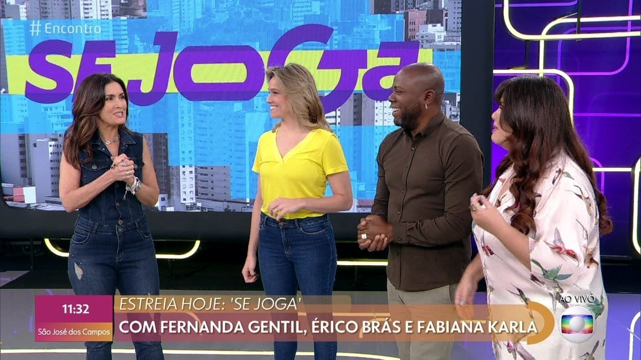Se joga', programa comandado por Fernanda Gentil, Érico Brás e Fabiana  Karla, estreia em 30 de setembro, Pop & Arte