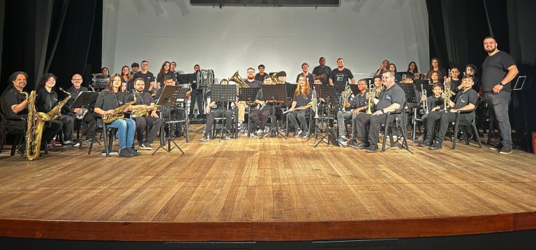 Banda Municipal faz concerto aberto ao público nesta terça-feira, 05