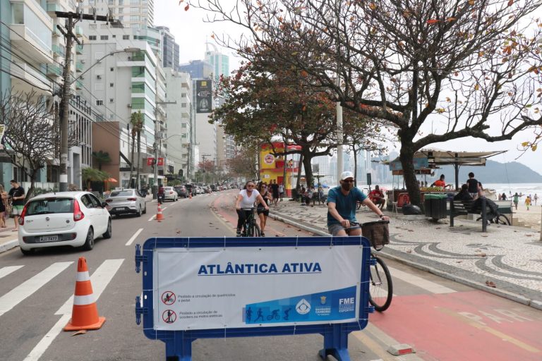 Atlântica Ativa volta a Balneário Camboriú com interdição de meia pista neste domingo