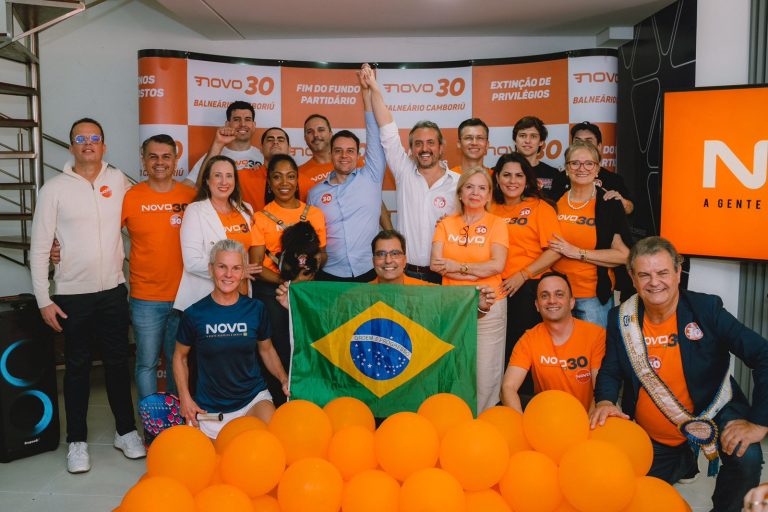 Convenção do Partido Novo oficializa chapa pura e 19 candidatos a vereadores em Balneário Camboriú