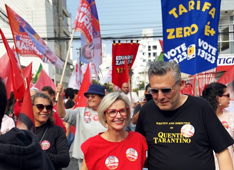 PT organiza almoço e carreata em apoio a Marisa Zanoni e Alex Casado em Balneário Camboriú