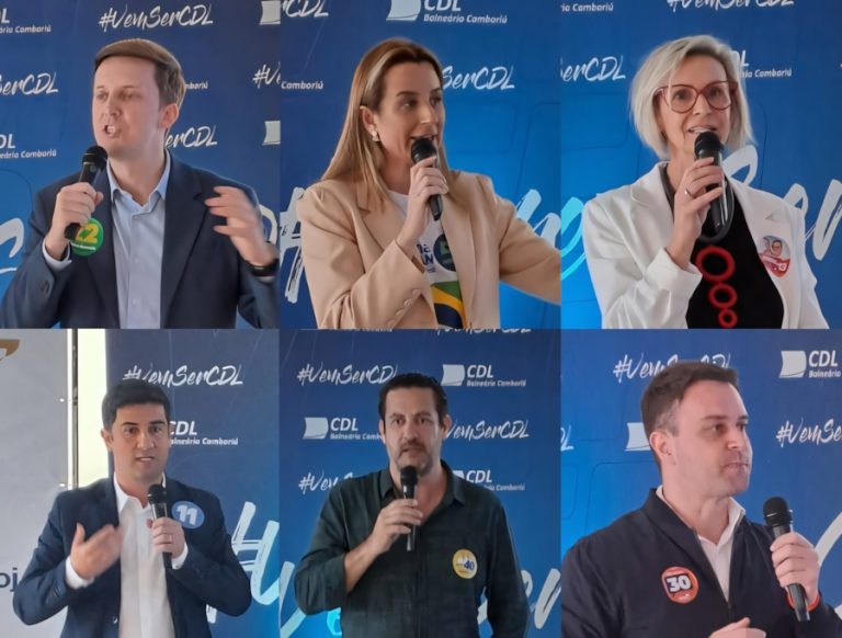 Candidatos à Prefeitura de BC debatem propostas em evento com lideranças do comércio