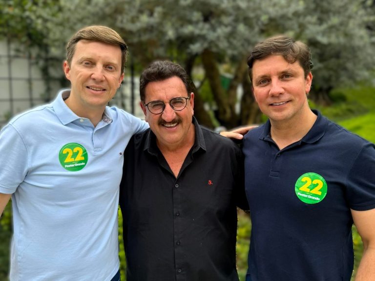 Ratinho declara apoio à candidatura de Peeter e David em Balneário Camboriú