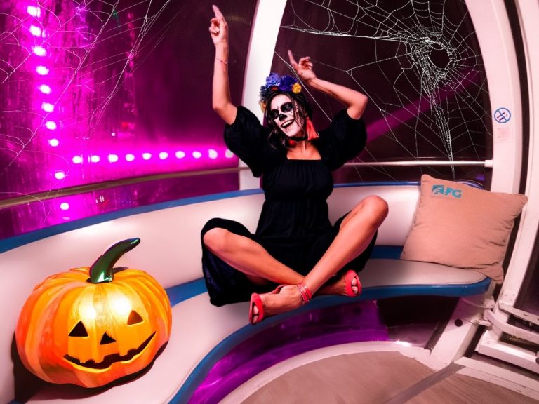 Hallowheel nas alturas: roda gigante de BC promove festa de halloween com open bar e passeios