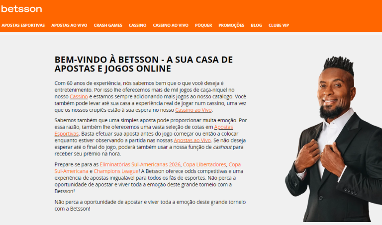 Betsson aplicará as licenças no Brasil: marcará um antes e um depois de sua regulamentação