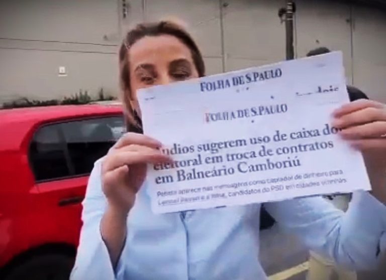 Justiça Eleitoral de Balneário Camboriú ordena apreensão de propaganda contra candidata